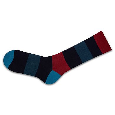 Polka Dot Pattern Colorful Men Crew Cotton Socks