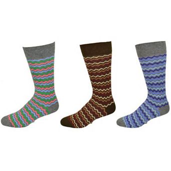 Men's Casual Cotton Blend Mid Calf Dress Crew Socks