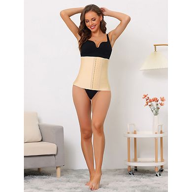 Women's 3 Hooks Waist Corset Workout Tummy Control Body Shaper For Weight Loss