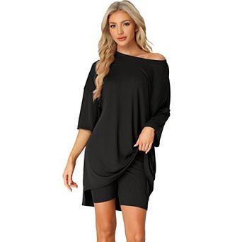 Women's 2 pc Lounge Sets Outfits T-shirt Shorts Sleepwear Loungewear Sweatsuits