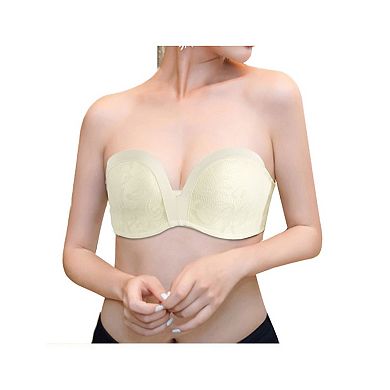 Women's Anti-slip Push Up Wedding Underwire Strapless Bra