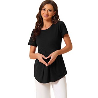 Women's Sleepwear Tops Casual Round Neck Short Sleeve Loungewear T-shirt