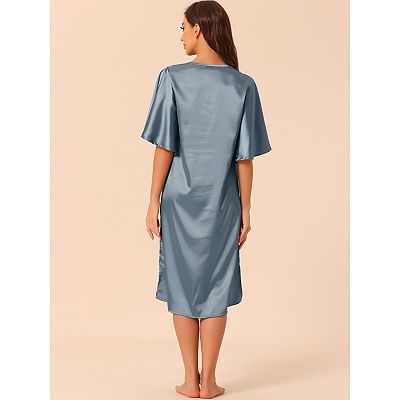 satin night shirt dress Women's Satin Nightgowns & Nightshirts