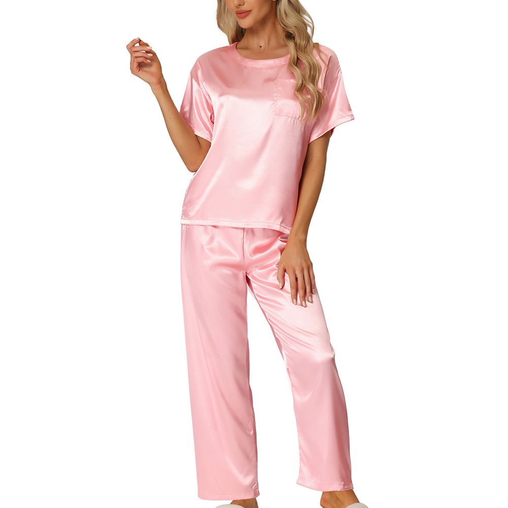 Summer Satin Pajamas Set Women main image 1