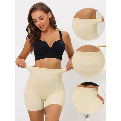 Women's High Waisted Shapewear Boyshort Tummy Control Panties