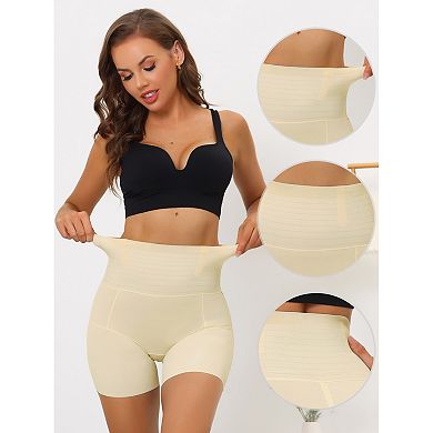 Women's High Waisted Shapewear Boyshort Tummy Control Panties