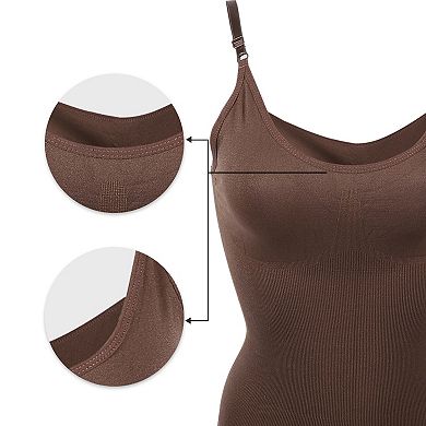 Women Shapewear Tummy Control Full Bust Body Shaper Bodysuit