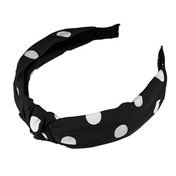 Polka Dot Headband Knotted Headbands For Women Knot Elastic Hair Hoop