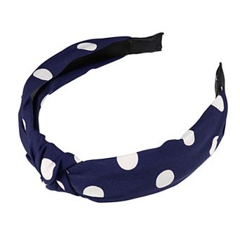 Polka Dot Headband Knotted Headbands For Women Knot Elastic Hair Hoop