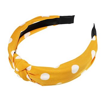 Polka Dot Headband Knotted Headbands For Women Knot Elastic Hair Hoop