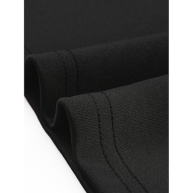 Plus Size Tops For Women Long Sleeve Round Neck Cut Out Front Fitted T-shirts