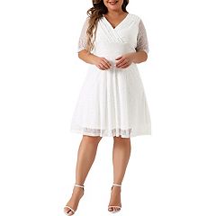 White plus size dress near shops me