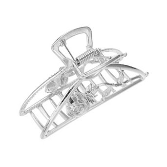 Rose Flower Style Metal Hair Clip Claw For Women Large Hair Clamps