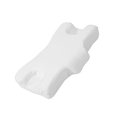Memory Foam Pillow For Neck And Shoulder Pain Ease Support Air Cotton White