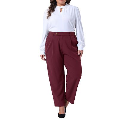 grey plus size dress pants Women's Grey Plus-Size Pants & Leggings