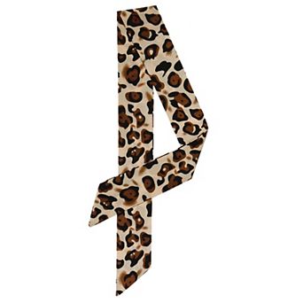 Women's Skinny Leopard Print Leisure Neckerchief Scarves