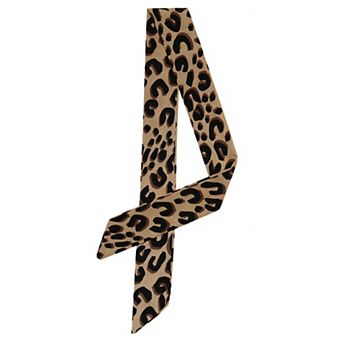 Women's Skinny Leopard Print Leisure Neckerchief Scarves