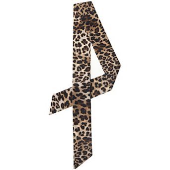 Women's Skinny Leopard Print Leisure Neckerchief Scarves