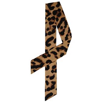 Women's Skinny Leopard Print Leisure Neckerchief Scarves