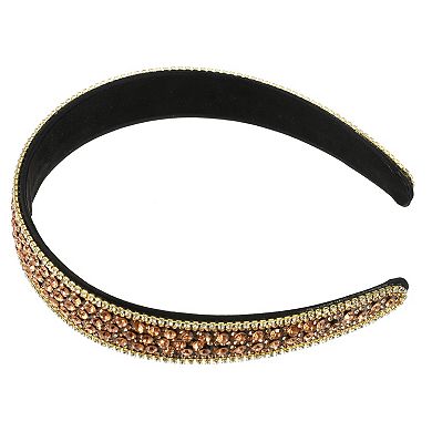 Rhinestone Headband, Rhinestone Headband For Women,1.0 Inch Wide