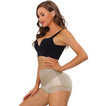 Women's High Waisted Lace Brief Shapewear Hip Lifter Tummy Control Panties Bodyshaper