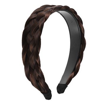 1.61" Wide Synthetic Hair Braided Headband Hair Hoop For Women