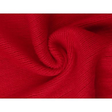 Women's Rectangle Shape Winter Warm Long Knitted Scarf