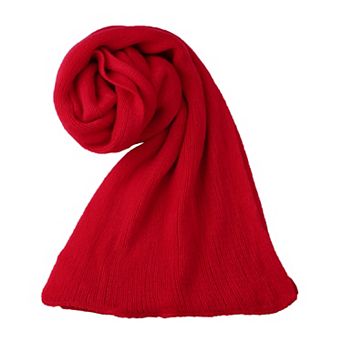 Women's Rectangle Shape Winter Warm Long Knitted Scarf