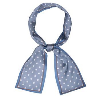 Women's Lovely Polka Dots for Bag Hair Band Neck Wraps Scarf