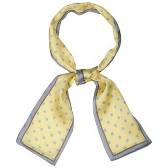 Women's Lovely Polka Dots for Bag Hair Band Neck Wraps Scarf