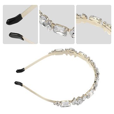 Fashion Vintage Thin Rhinestone Metal Headbands Hair Accessories