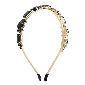 Fashion Vintage Thin Rhinestone Metal Headbands Hair Accessories