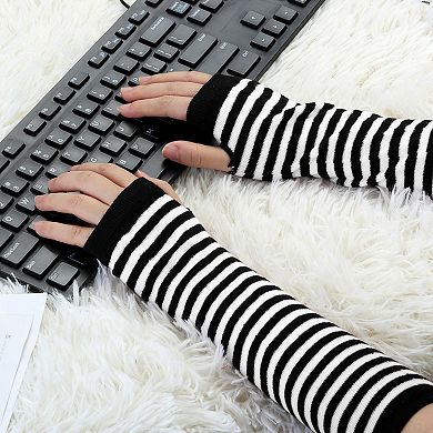 Unisex Classic Fashion Stretch Fingerless Arm Warmmer Oversleeve