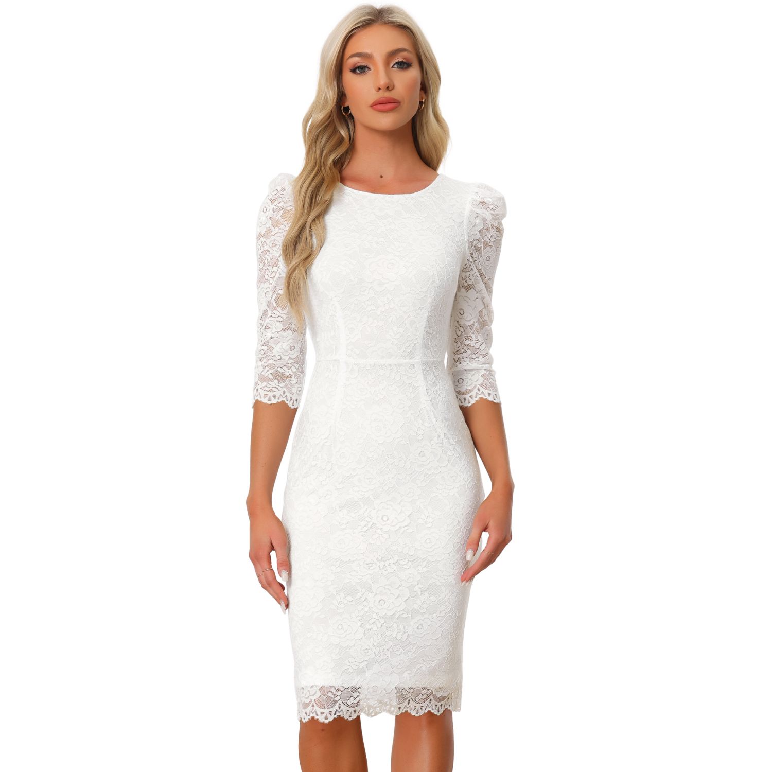 White Knee Length Dresses for Women | Kohl's