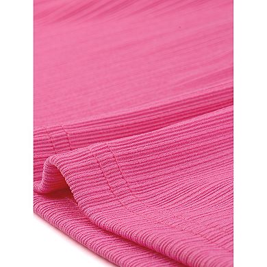 Drawstring Dress For Women Ruched Bodycon Sleeveless Casual Dress