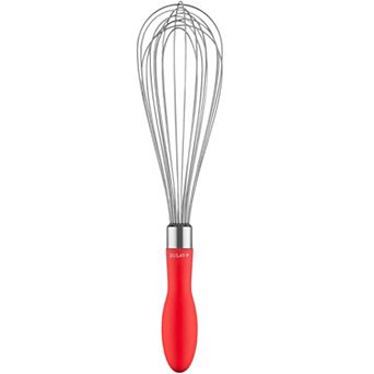 Zulay Kitchen Stainless Steel Balloon Whisk 12 Inch with Non-slip Silicone Handle