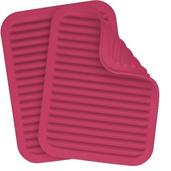 Zulay Kitchen 2 Pack (9"x12") Silicone Trivets for Hot Pots and Pans