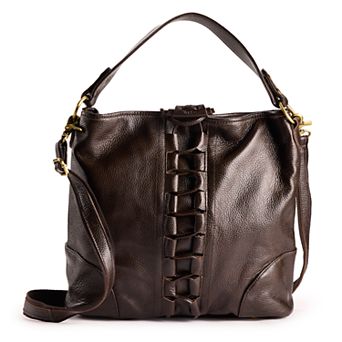 AmeriLeather Mandy Leather Satchel