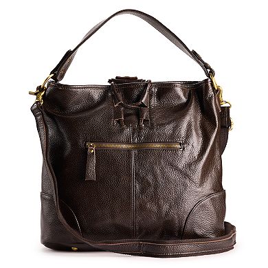 AmeriLeather Mandy Leather Satchel