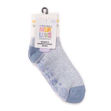 Women's MUK LUKS Rib Cuff Lounge Socks