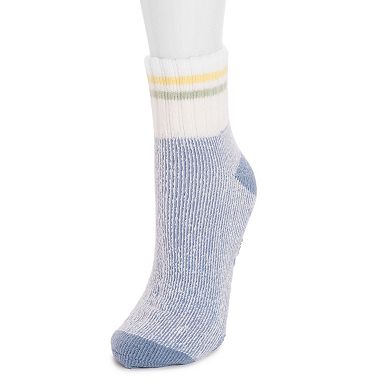 Women's MUK LUKS Rib Cuff Lounge Socks