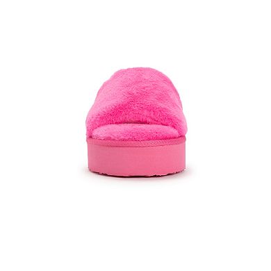 Women's MUK LUKS Platform Slide Slippers