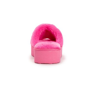 Women's MUK LUKS Platform Slide Slippers