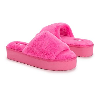 Women's MUK LUKS Platform Slide Slippers