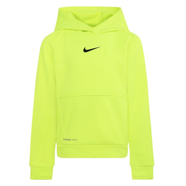 Nike hoodie neon yellow on sale