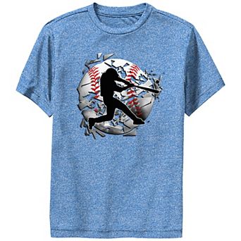 Boys 6-20 Baseball Player Ball Crusher Performance Graphic Tee