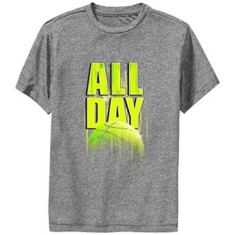 Boys 6-20 Basketball All Day Performance Graphic Tee