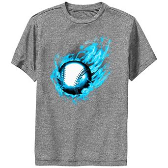 Boys 6-20 Baseball Fireball Performance Graphic Tee
