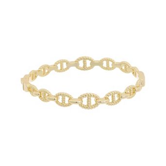 Juvell 18k Gold Plated Bangle Bracelet