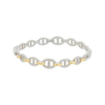 Juvell 18k Gold Plated Bangle Bracelet